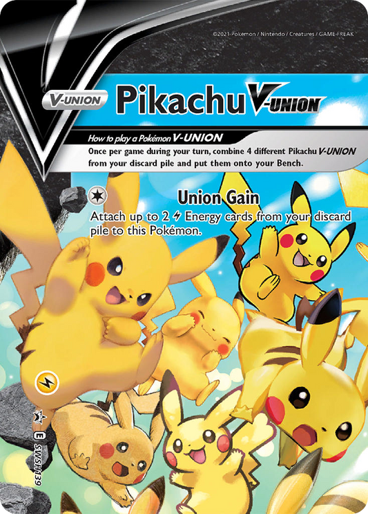 Pikachu V-UNION SWSH139/307 Promo | SWSH Black Star Promos | Pokemon Card