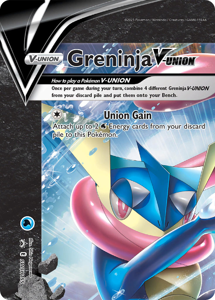 Greninja V-UNION SWSH155/307 Promo | SWSH Black Star Promos | Pokemon Card