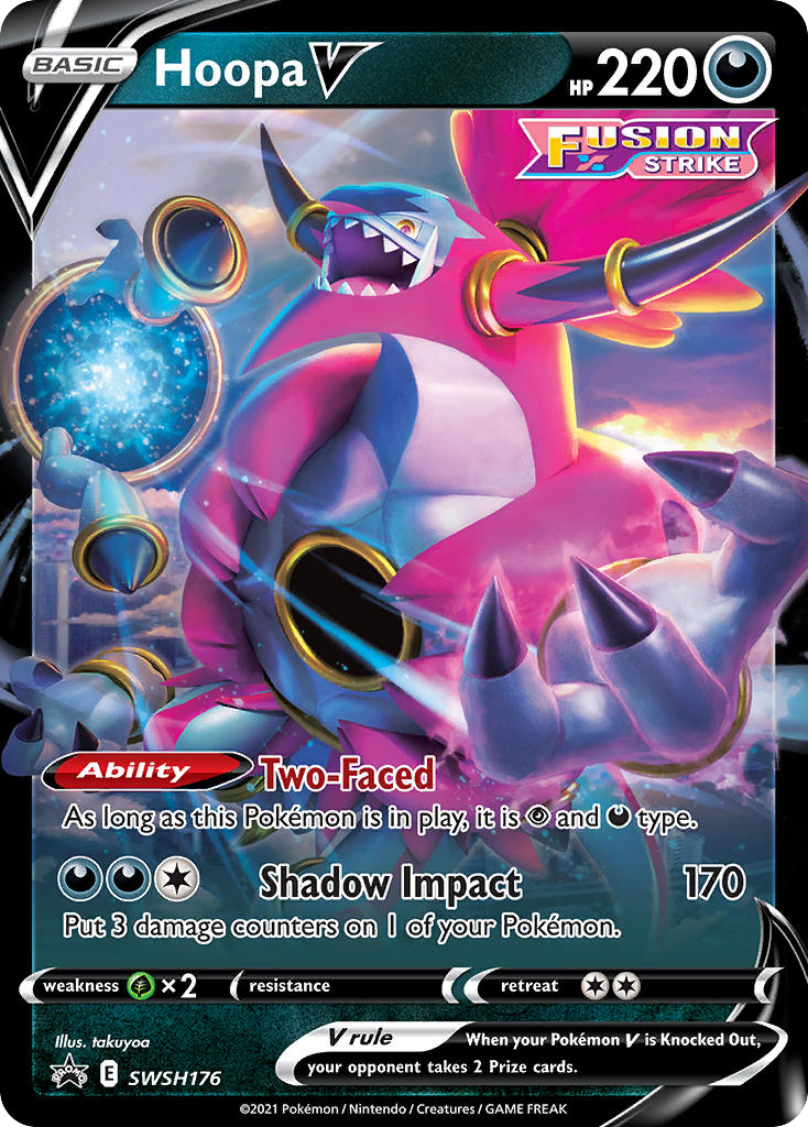 Hoopa V SWSH176/307 Promo | SWSH Black Star Promos | Pokemon Card