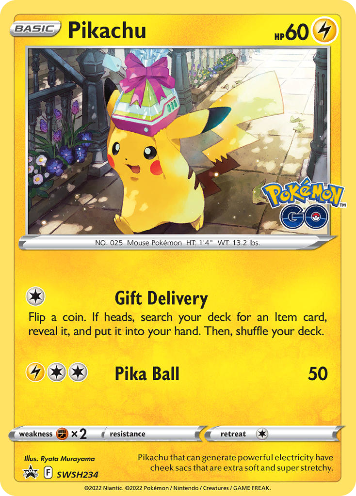 Pikachu SWSH234/307 Promo | SWSH Black Star Promos | Pokemon Card