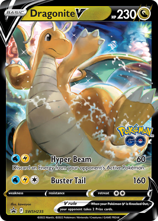 Dragonite V SWSH235/307 Promo | SWSH Black Star Promos | Pokemon Card