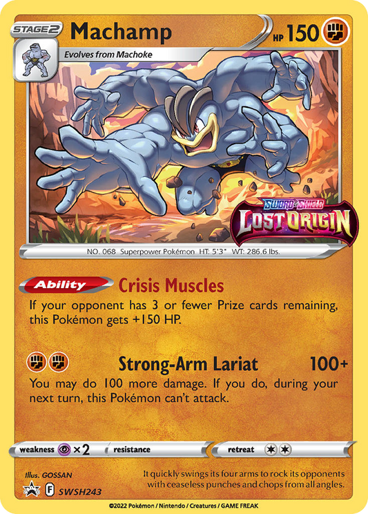 Machamp SWSH243/307 Promo | SWSH Black Star Promos | Pokemon Card