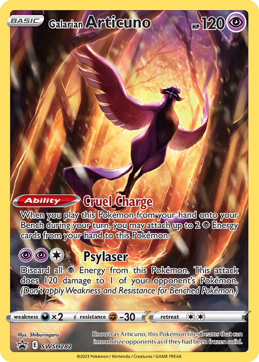 Galarian Articuno SWSH282/307 Promo | SWSH Black Star Promos | Pokemon Card