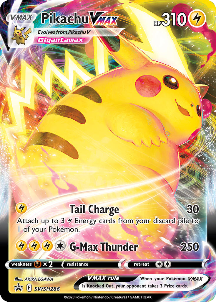Pikachu VMAX SWSH286/307 Promo | SWSH Black Star Promos | Pokemon Card
