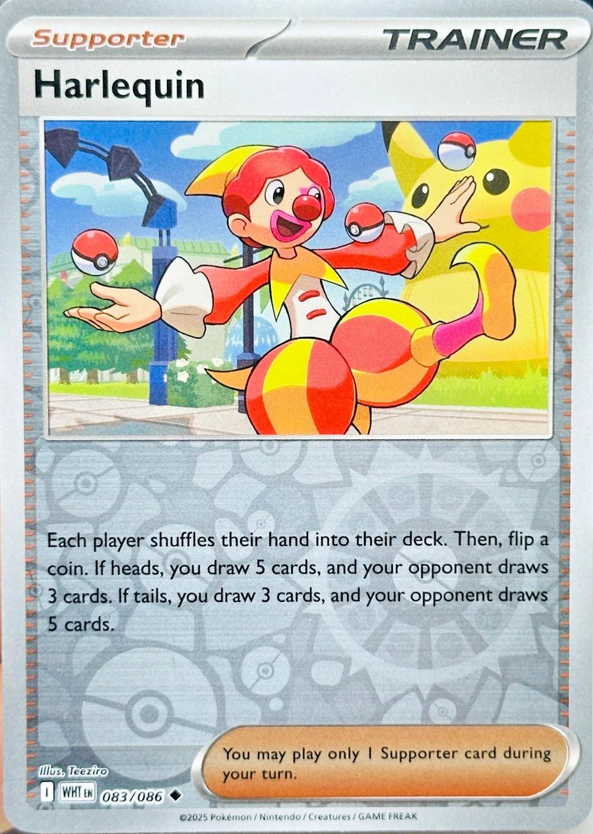 Harlequin 83/86 Reverse Holo | White Flare | Pokemon Card