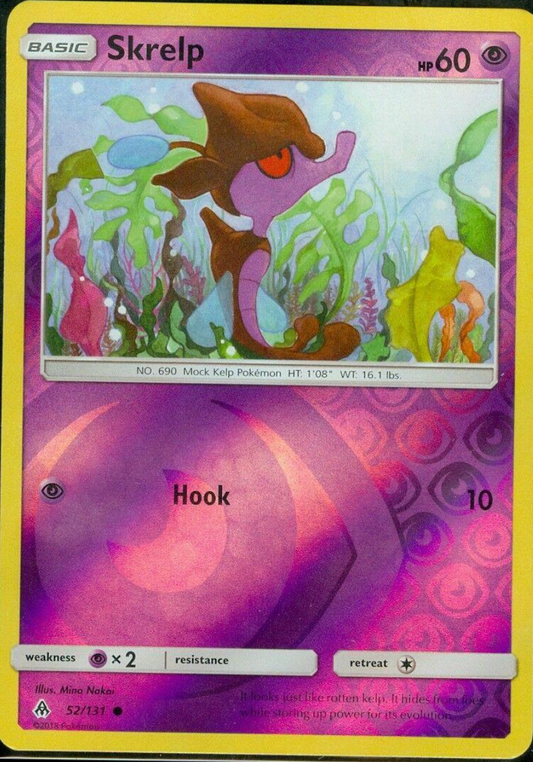 Skrelp 52/131 Reverse Holo | Forbidden Light | Pokemon Card