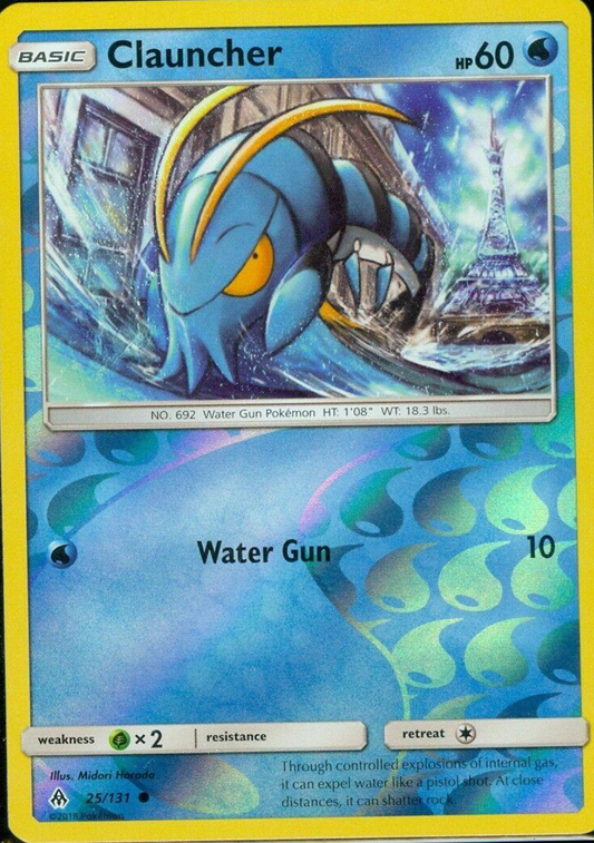 Clauncher 25/131 Reverse Holo | Forbidden Light | Pokemon Card