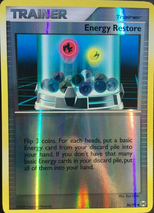 Energy Restore 86/99 Reverse Holo | Arceus | Pokemon Card