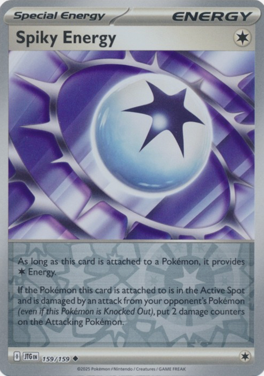 Spiky Energy 159/159 Reverse Holo | Journey Together | Pokemon Card