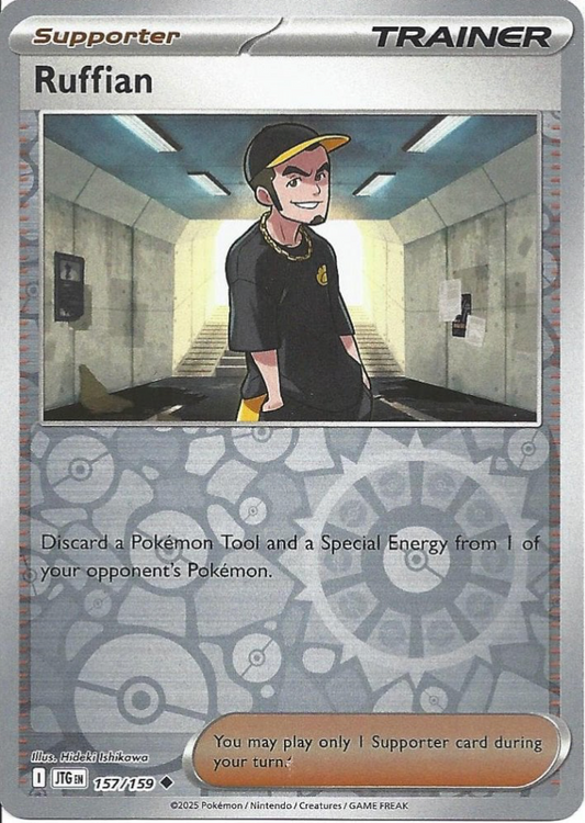 Ruffian 157/159 Reverse Holo | Journey Together | Pokemon Card