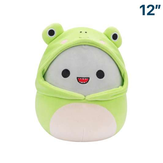 Gordon the Shark in Frog Costume ~ 12" 2024 Easter Squishmallow Plush ~ In Stock ~ Limit 1 Per Customer