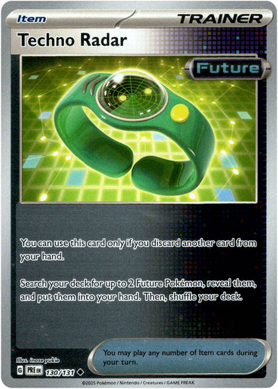 Techno Radar 130/131 Reverse Holo | Prismatic Evolutions | Pokemon Card