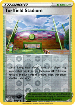 Turffield Stadium 170/192 Reverse Holo | Rebel Clash | Pokemon Card