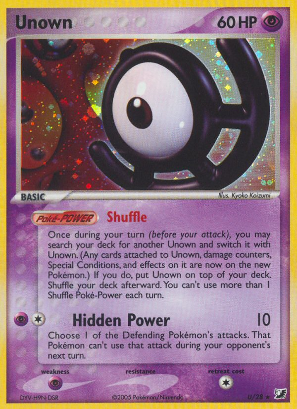 Unown U/115 Rare | Unseen Forces | Pokemon Card