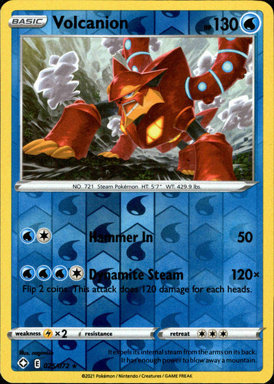 Volcanion 25/72 Reverse Holo | Shining Fates | Pokemon Card