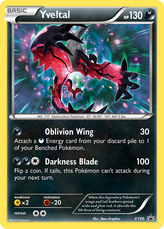 Yveltal XY06/211 Promo | XY Black Star Promos | Pokemon Card