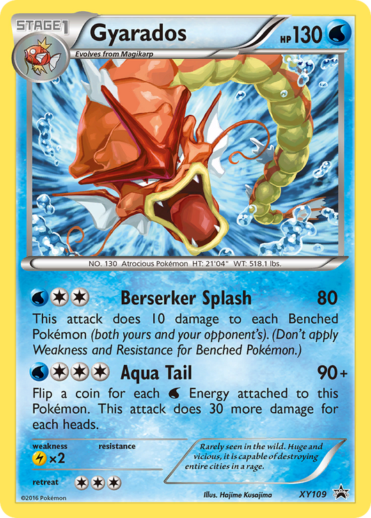 Gyarados XY109/211 Promo | XY Black Star Promos | Pokemon Card