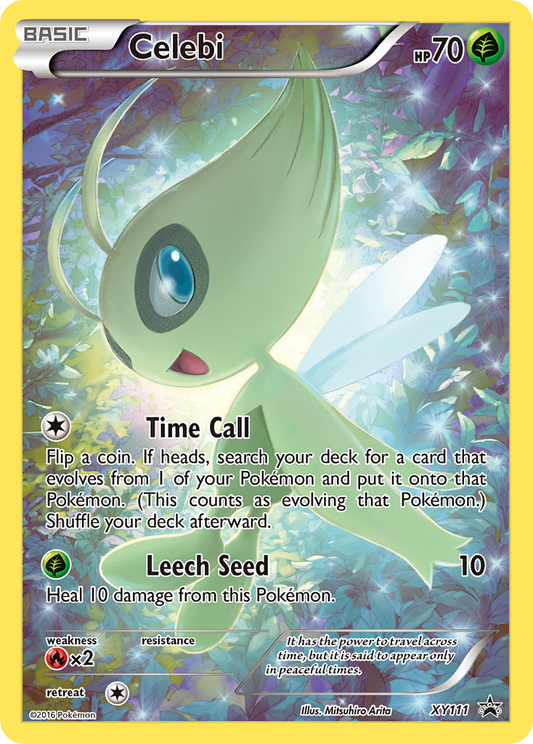 Celebi XY111/211 Promo | XY Black Star Promos | Pokemon Card