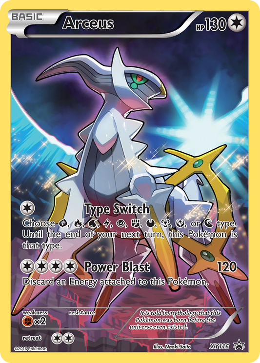 Arceus XY116/211 Promo | XY Black Star Promos | Pokemon Card