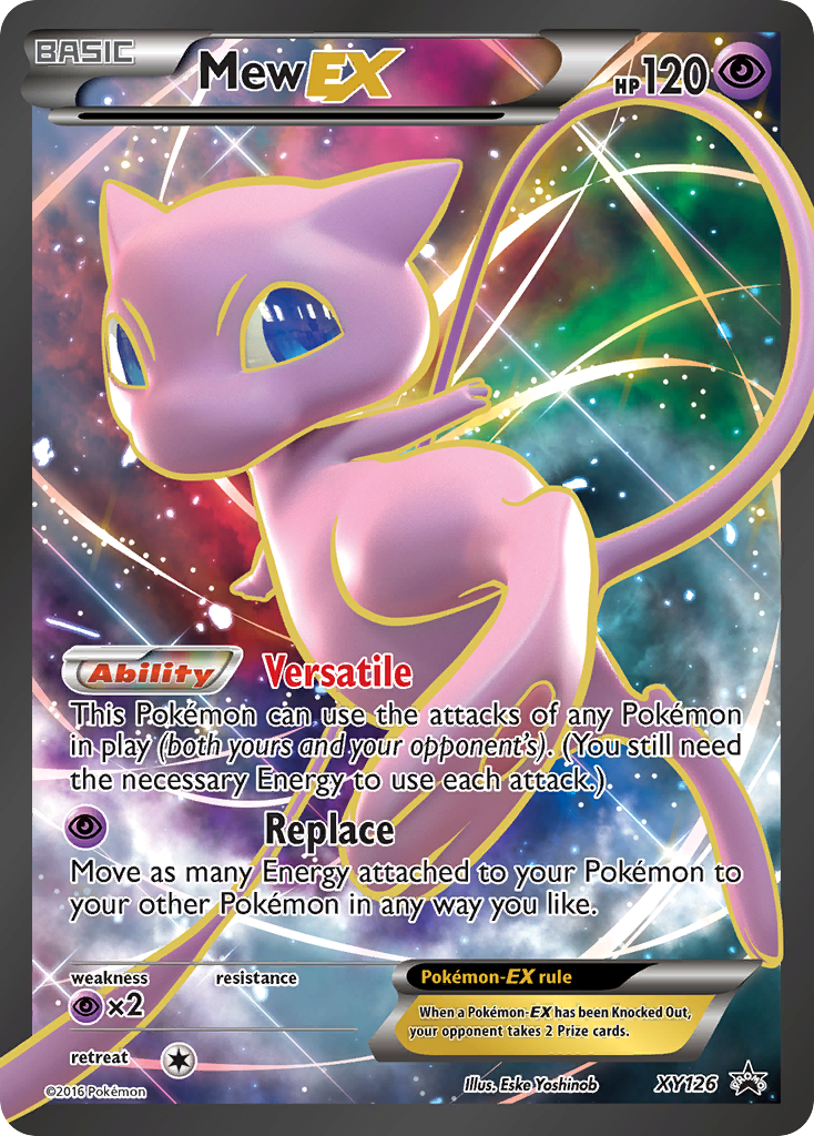 Mew-EX XY126/211 Promo | XY Black Star Promos | Pokemon Card