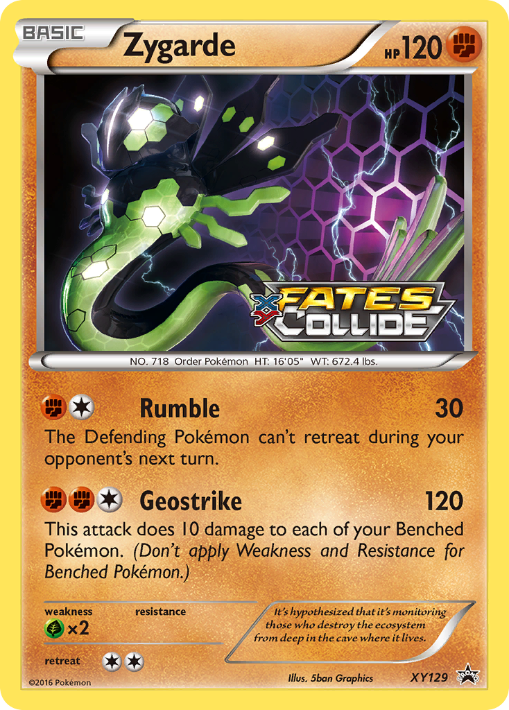 Zygarde XY129/211 Promo | XY Black Star Promos | Pokemon Card