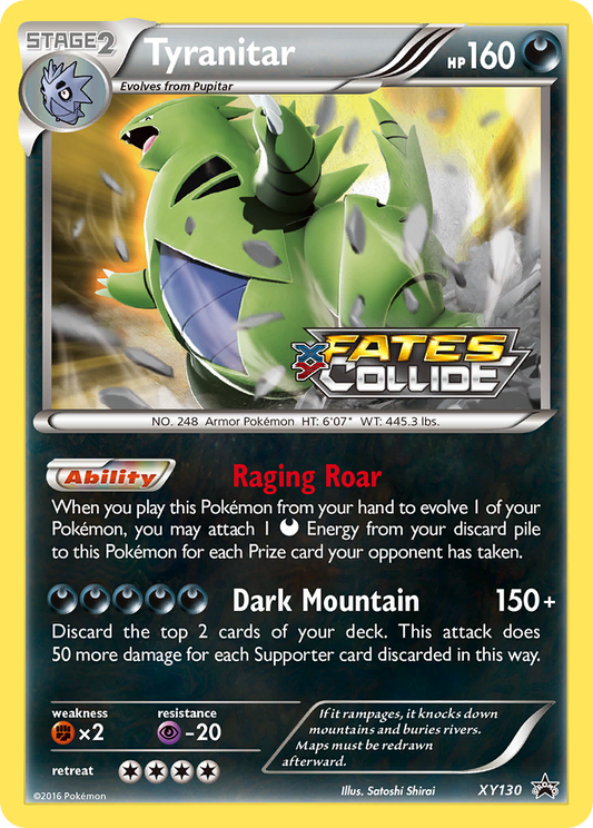 Tyranitar XY130/211 Promo | XY Black Star Promos | Pokemon Card