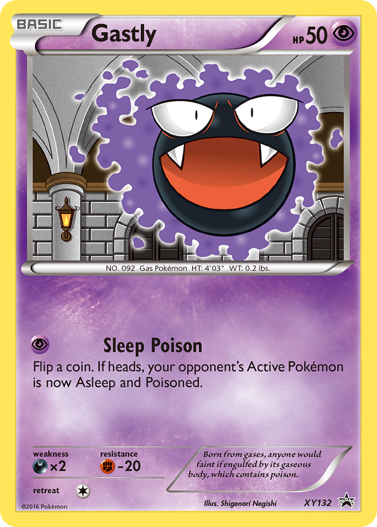 Gastly XY132/211 Promo | XY Black Star Promos | Pokemon Card