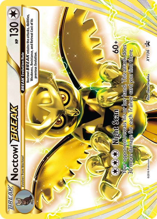 Noctowl BREAK XY136/211 Promo | XY Black Star Promos | Pokemon Card