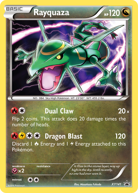 Rayquaza XY141/211 Promo | XY Black Star Promos | Pokemon Card