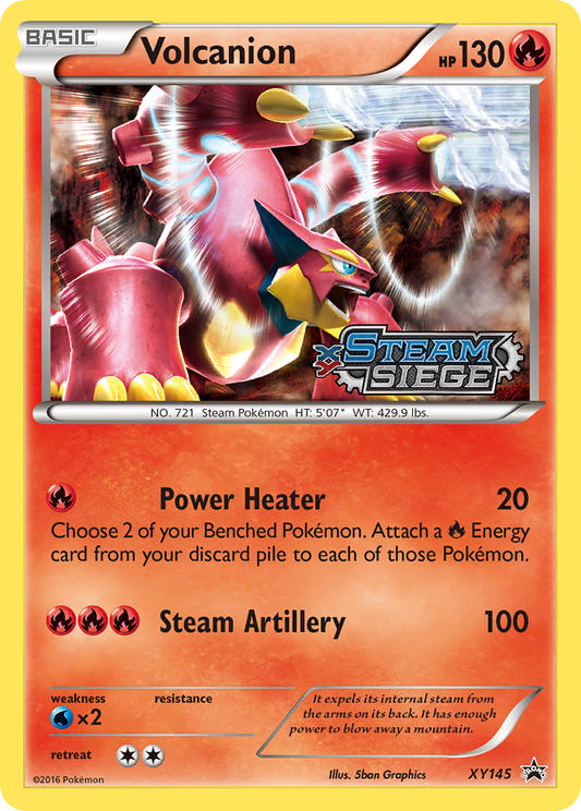 Volcanion XY145/211 Promo | XY Black Star Promos | Pokemon Card