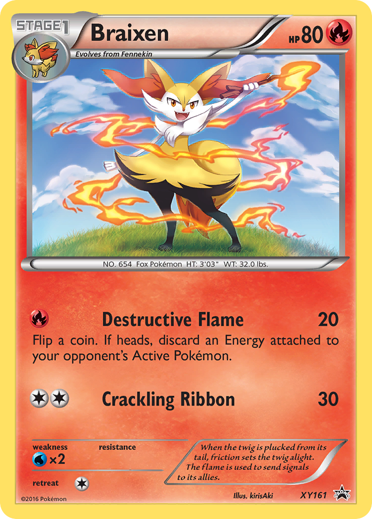 Braixen XY161/211 Promo | XY Black Star Promos | Pokemon Card