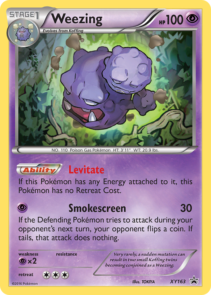 Weezing XY163/211 Promo | XY Black Star Promos | Pokemon Card