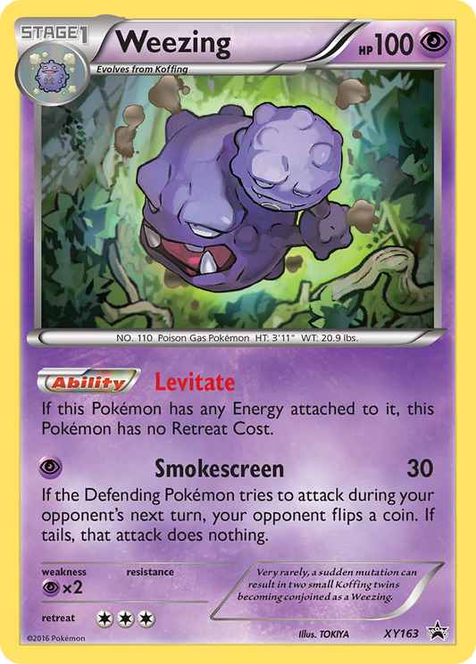 Weezing XY163/211 Promo | XY Black Star Promos | Pokemon Card