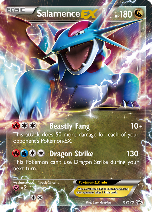 Salamence-EX XY170/211 Promo | XY Black Star Promos | Pokemon Card