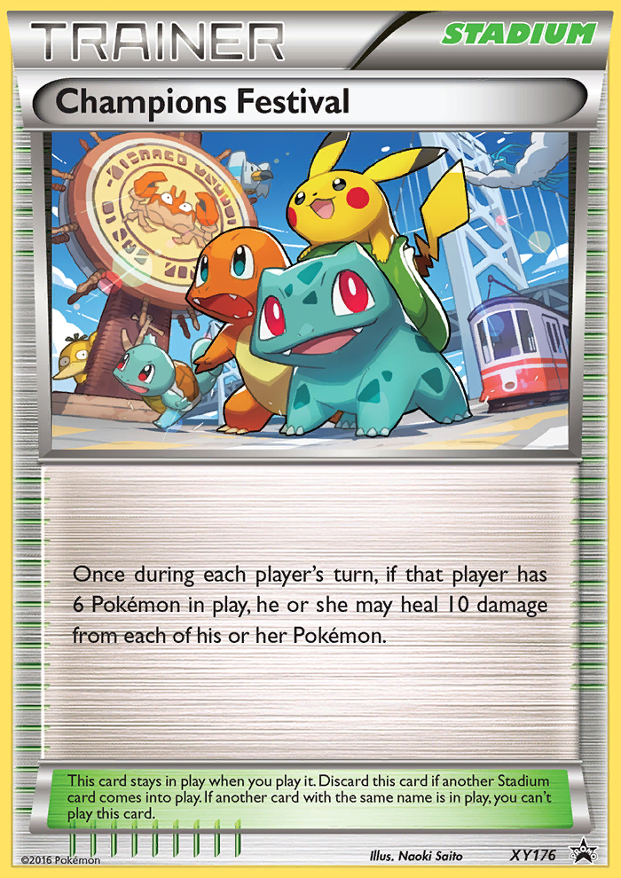 Champions Festival XY176/211 Promo | XY Black Star Promos | Pokemon Card
