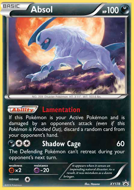 Absol XY178/211 Promo | XY Black Star Promos | Pokemon Card