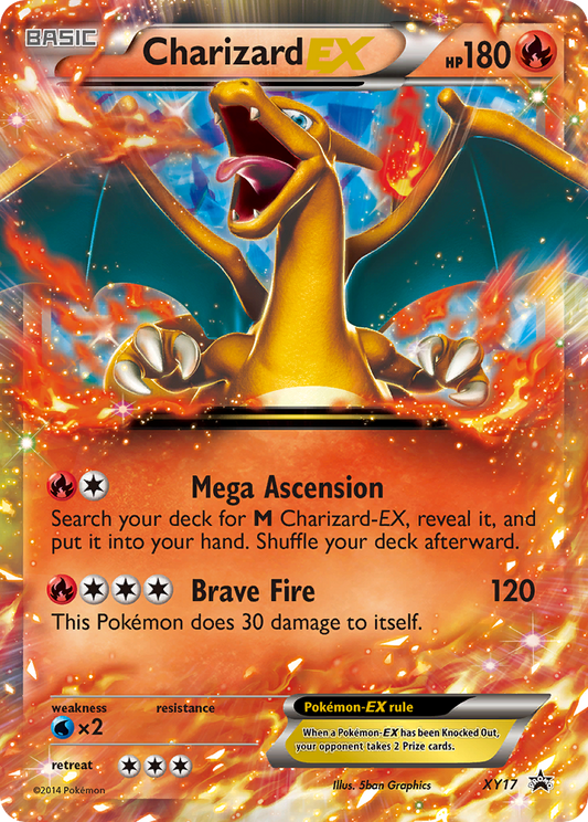 Charizard-EX XY17/211 Promo | XY Black Star Promos | Pokemon Card