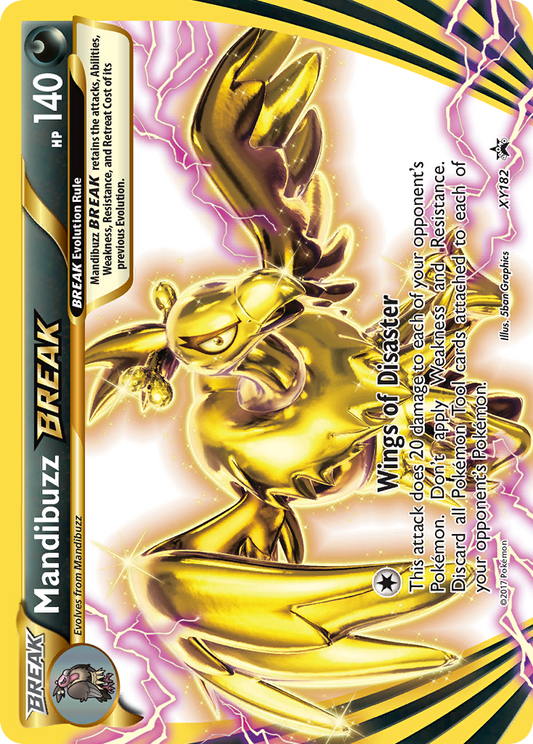 Mandibuzz BREAK XY182/211 Promo | XY Black Star Promos | Pokemon Card