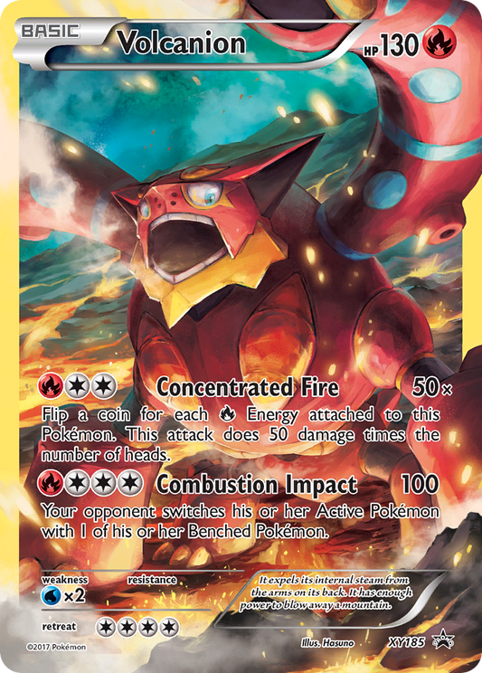 Volcanion XY185/211 Promo | XY Black Star Promos | Pokemon Card