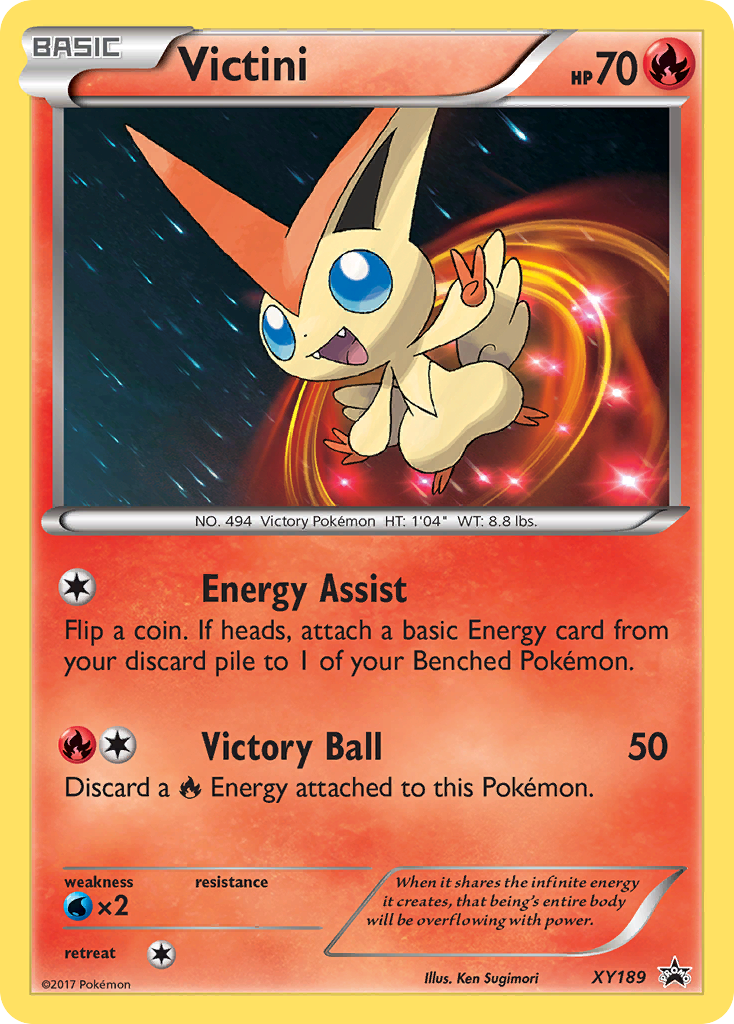 Victini XY189/211 Promo | XY Black Star Promos | Pokemon Card