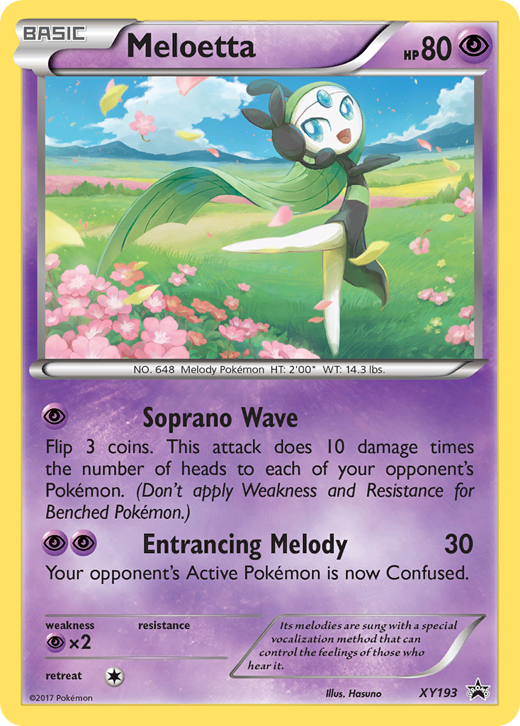 Meloetta XY193/211 Promo | XY Black Star Promos | Pokemon Card