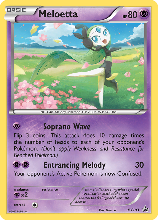 Meloetta XY193/211 Promo | XY Black Star Promos | Pokemon Card