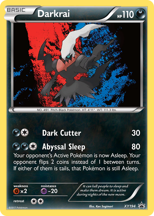 Darkrai XY194/211 Promo | XY Black Star Promos | Pokemon Card