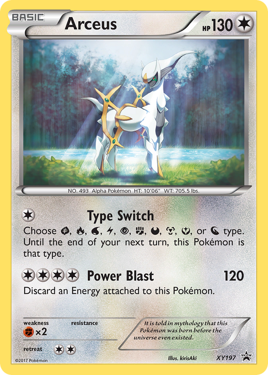 Arceus XY197/211 Promo | XY Black Star Promos | Pokemon Card