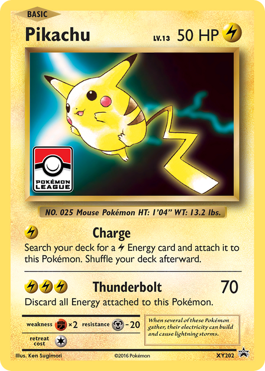 Pikachu XY202/211 Promo | XY Black Star Promos | Pokemon Card