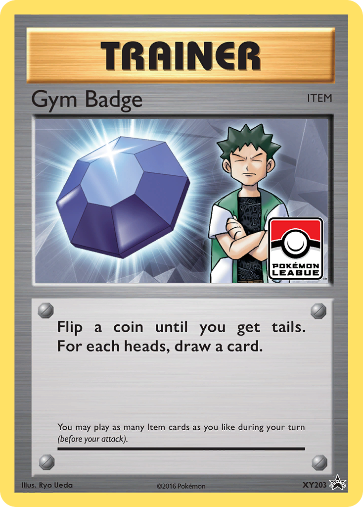 Gym Badge XY203/211 Promo | XY Black Star Promos | Pokemon Card