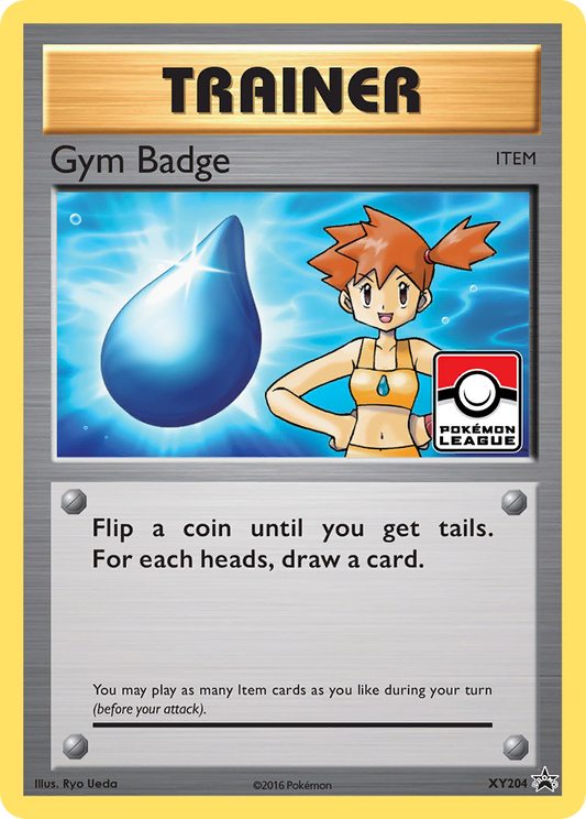 Gym Badge XY204/211 Promo | XY Black Star Promos | Pokemon Card
