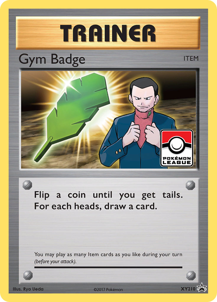 Gym Badge XY210/211 Promo | XY Black Star Promos | Pokemon Card