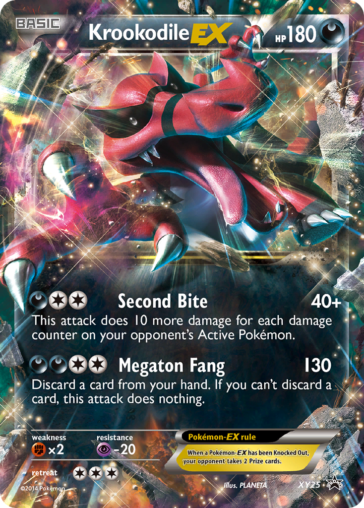 Krookodile-EX XY25/211 Promo | XY Black Star Promos | Pokemon Card