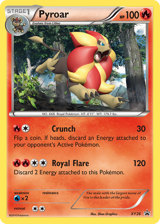Pyroar XY26/211 Promo | XY Black Star Promos | Pokemon Card